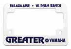 Load image into Gallery viewer, Custom Screen Printed Motorcycle License Plate Frames Sales Department Alabama Independent Auto Dealers Association Store
