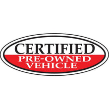 Load image into Gallery viewer, Certified Pre-Owned Window Stickers Sales Department Alabama Independent Auto Dealers Association Store Red
