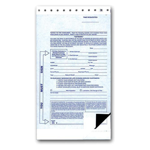 2-Part State Night Drop Envelopes (100 Per Box) Service Department Alabama Independent Auto Dealers Association Store