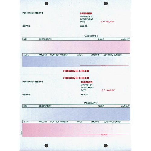 Laser Cash Receipt / Purchase Order Office Forms Alabama Independent Auto Dealers Association Store Pre-Printed Laser Purchase Order