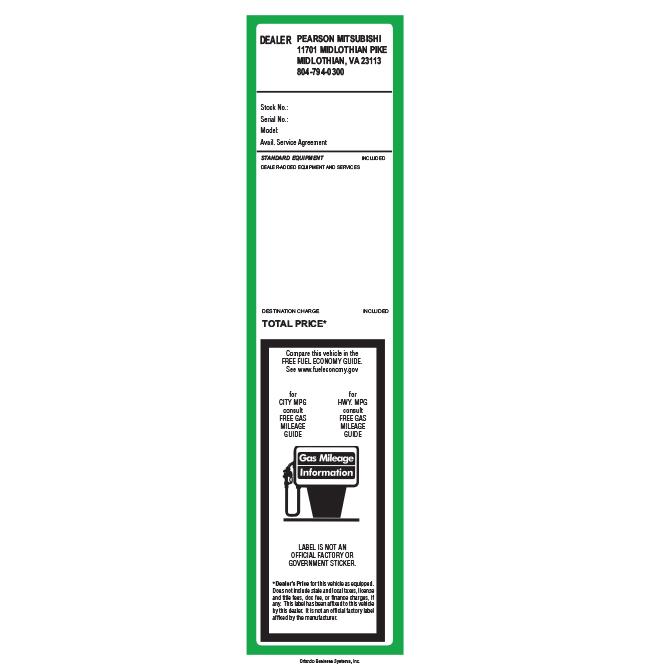 Custom Addendum Stickers (Self-Adhesive) – Alabama Independent Auto ...