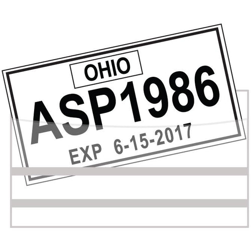 License Plate Tag Bags with Adhesive Sales Department Alabama Independent Auto Dealers Association Store